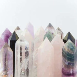 a collection of crystals